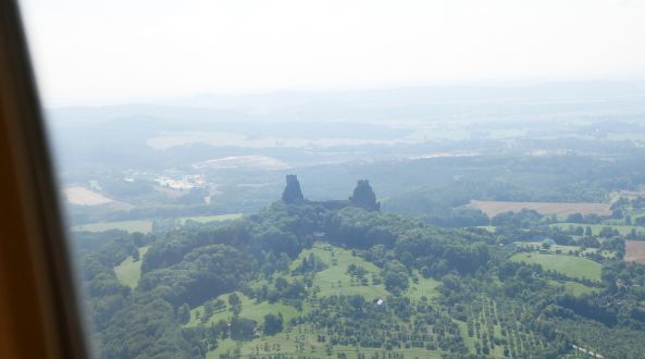 the ruins of castle Trosky