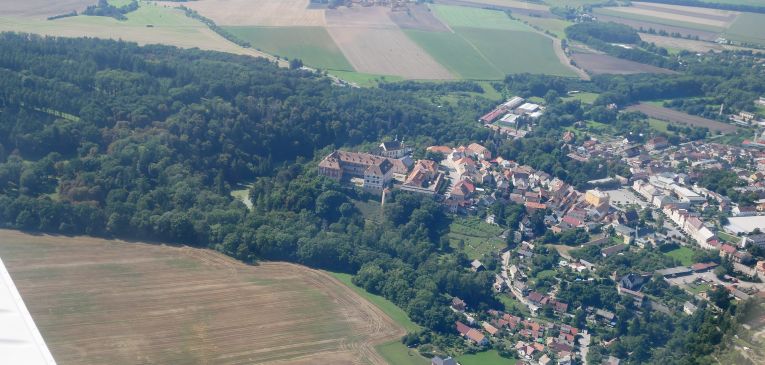 the chateau and the historical centre of Opočno