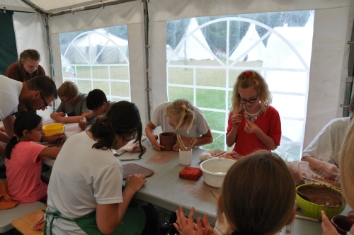 ceramic workshop in nature