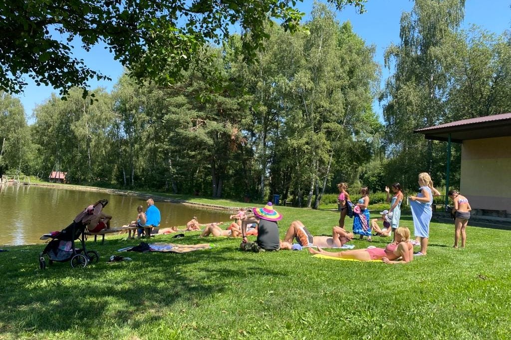 osvěžení v božejovském koupališti