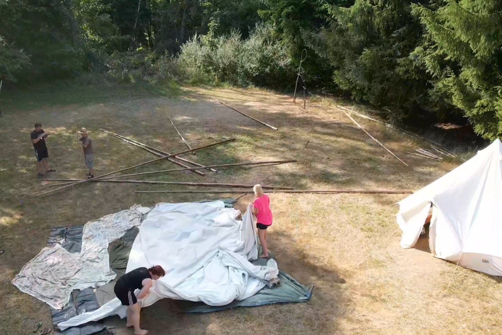And packing the whole camp