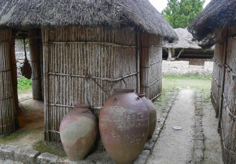 tradiční Okinawská vesnička