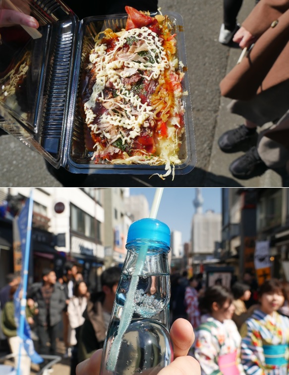 okonomiyaki a spešl turisticky atraktivní limonáda