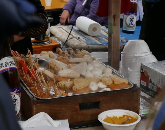 Streetfood v Ueno parku