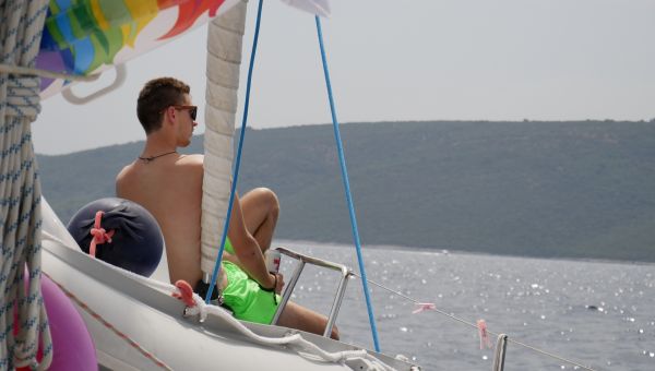 Denis and his sailboat