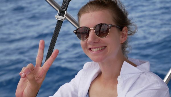 Greetings from Terezka to you all!