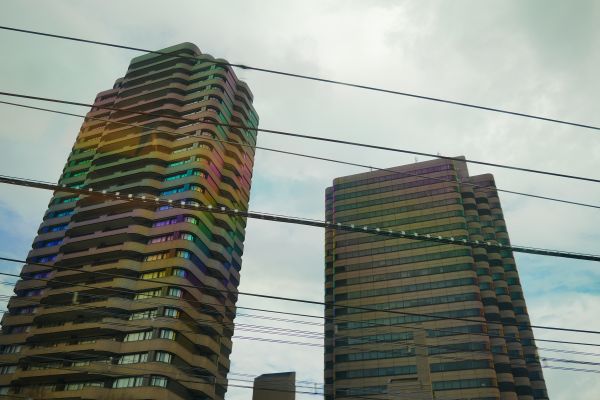 Odjezd z Tokya šinkansenem.