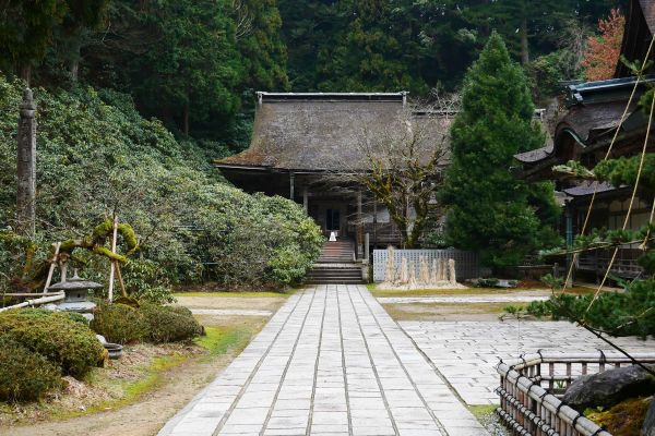 Jedno z ubytování shukubo na Kójasanu.