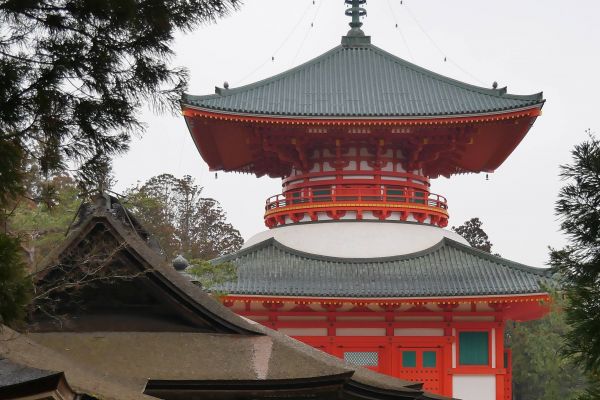 Daito pagoda v Garanu na Kójasanu.