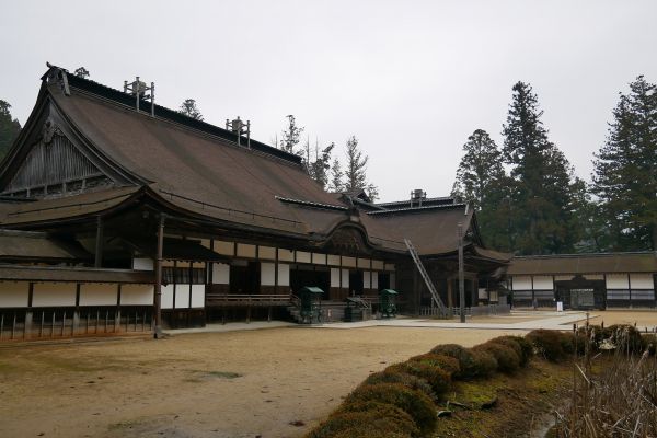 Chrámový komplex Kongobuji na Kójasanu.