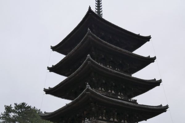 Pagoda v komplexu Kofukuji v Naře.