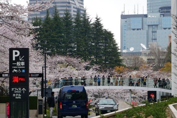 Nákupní centrum v Roppongi.