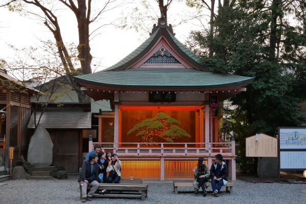 Součást Hikawa svatyně v Kawagoe.