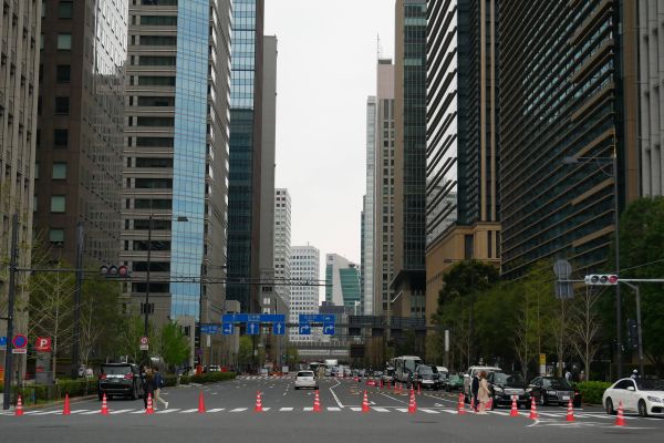 Srdce Tokya jako metropolitní oblasti, čtvrť Tokyo.