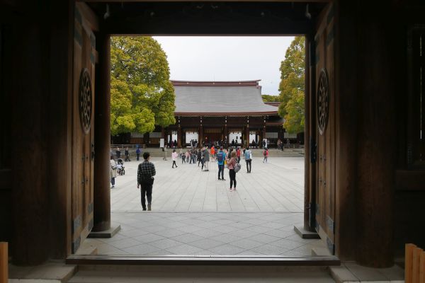 Komplex Meiji v Harajuku.