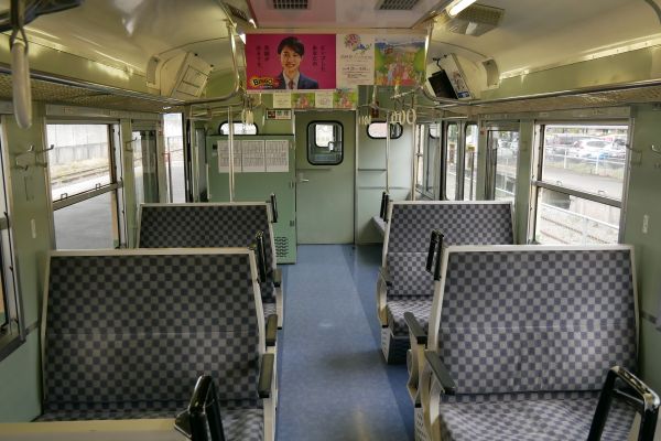 Karuizawská lokálka směrem do Nagana.