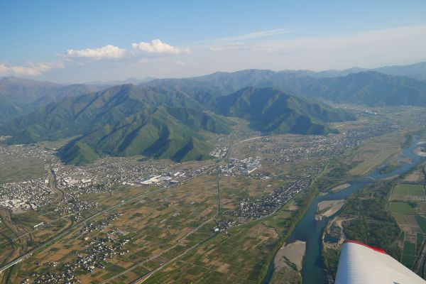 Japonské Alpy u Nagana.