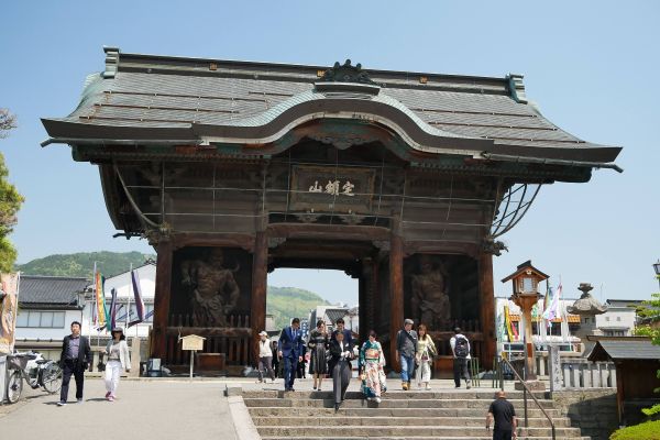 Chrámový komplex Zenkoji v Naganu.