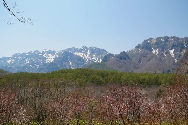 Cestou do hor nad Naganem.