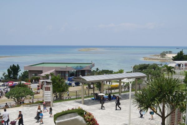 Ocean EXPO park na severní části Okinawy.
