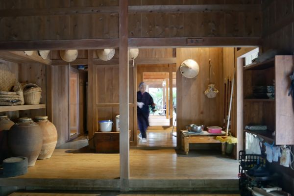 Tradiční okinavská vesnička v EXPO parku.