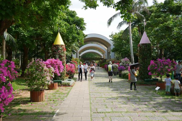 Tropické skleníky v EXPO parku.