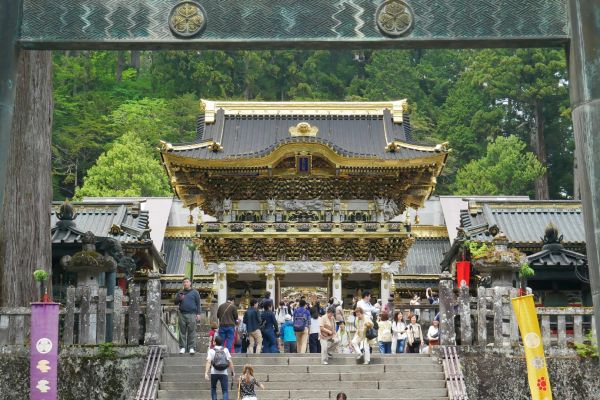 Brána Yomeimon v Toshogu.