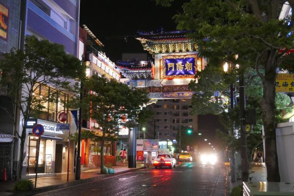 Jedna z bran do čínské čtvrti v Jokohamě.