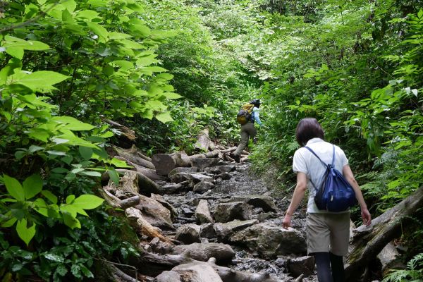 Výstup na Takaosan.