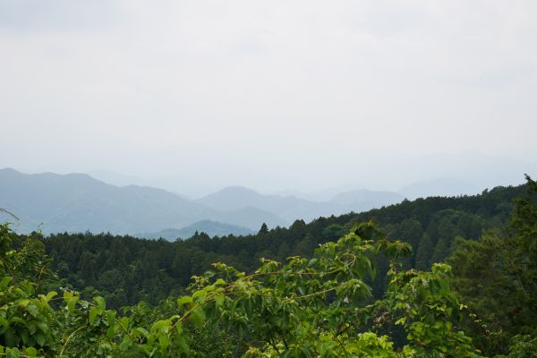 Výhled do hor není zrovna ideální, na Fuji vidět není.