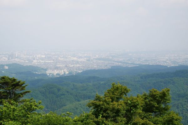 Výhled na tokyjsou aglomeraci.