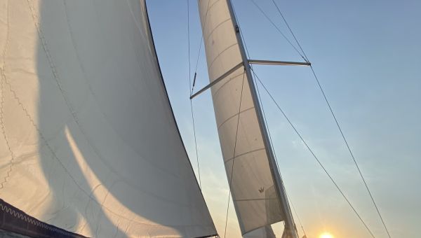 Wind into the sails.