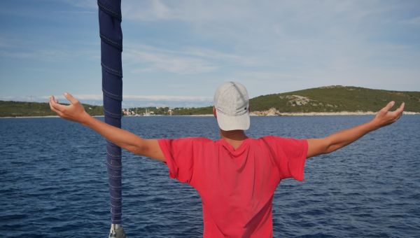 Beautiful small town Molat on sight.