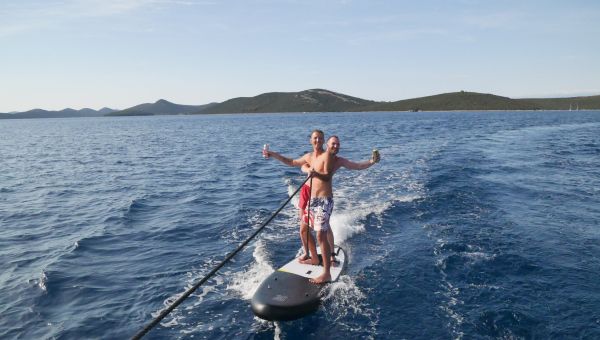 Two crew onboard is not any record, though.