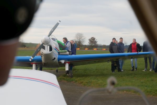 Brisk air traffic at Jindřichův Hradec aerodrome.