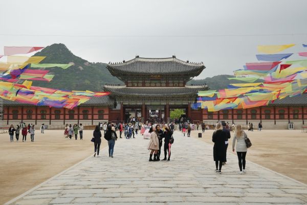 Palácový komplex Gyeongbokgung.