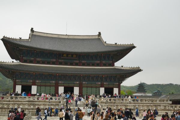 Palácový komplex Gyeongbokgung.