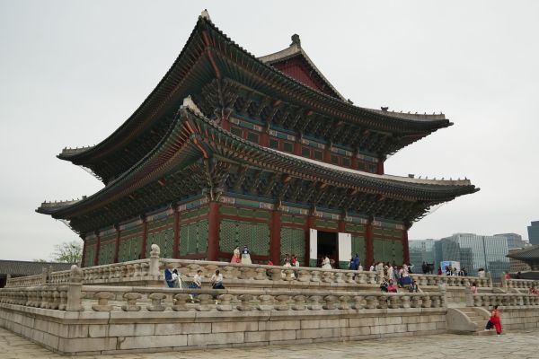 Palácový komplex Gyeongbokgung.