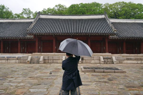 Jongmyo svatyně s ostatky vládců.