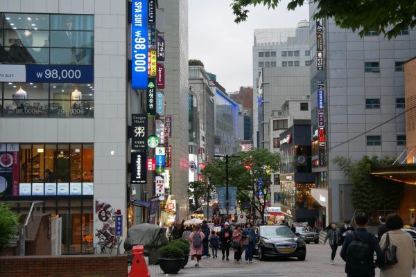 Moderní centrum Seoulu.