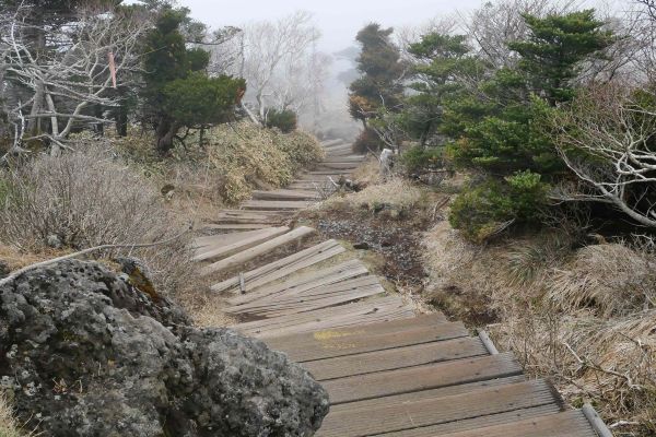 Sestup severní trasou do Jeju.