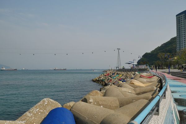 Poblíž pláže Seongdo.