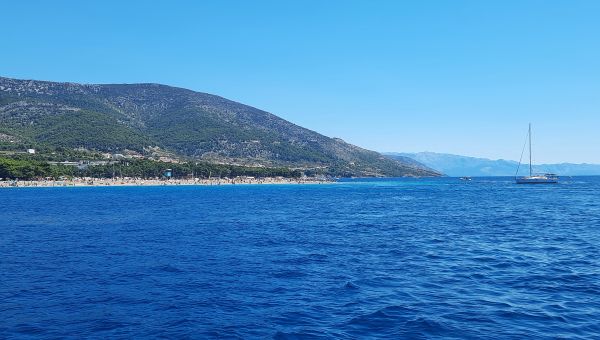 Zlatni rat near Bol on Brač.
