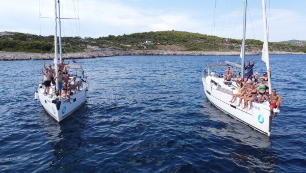 The Yacht 2023. Only the third sailboat has been late somewhere. 