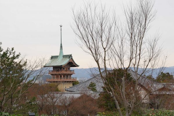 Centrum Kjóta, blízko Gionu.